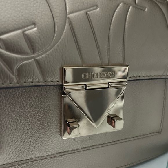 Carolina Herrera Gold Satchel - Picture 6 of 11